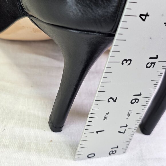 Ann Taylor Katlin 3.5” Stiletto Heel Cutout Scarpin Slip On Suede Pumps 8M - Picture 7 of 15